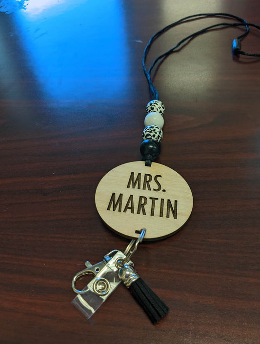 Minimalistic Teacher Name (name only)